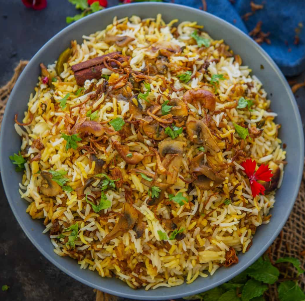 Mushroom Biryani
